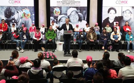 Participan 2 mil 500 familias capitalinas en campamentos gratuitos de padres e hijos