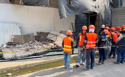 Colapsa estructura en obras de remodelación de la Fiscalía de CDMX; tres personas resultan lesionadas