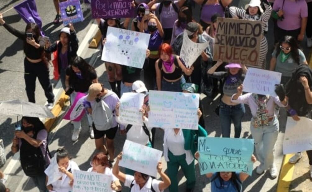 “Te prefiero violenta que muerta”: Así fue la marcha por el Día Internacional de la Mujer