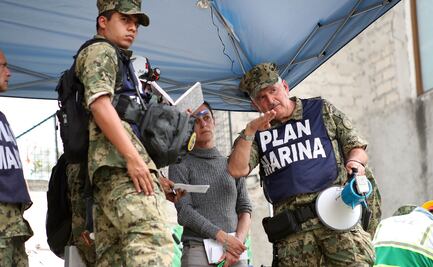 Marina rescata a 115 personas en puntos afectados de la CDMX