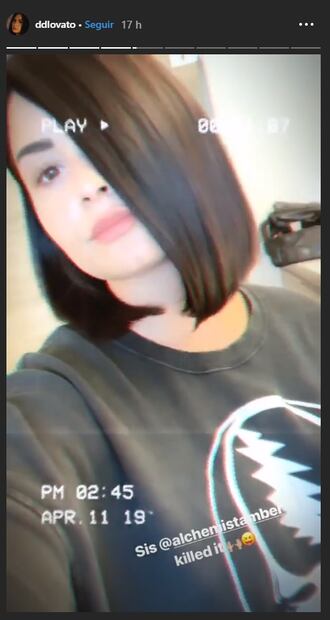 Demi Lovato cambia de look y luce irreconocible