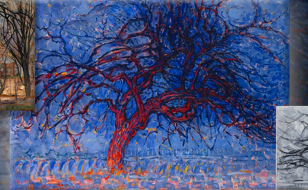 Obras de Piet Mondrian. (FOTO: Especial) 