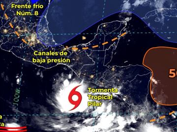 ¿Cómo y a qué estados afectará la tormenta tropical “Pilar” este 30 de octubre?