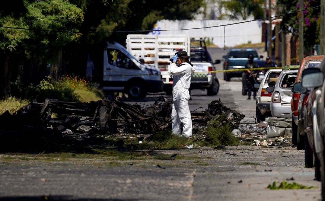 Así transcurre la vida en Acámbaro y Jerécuaro un día después de la explosión de autos bomba. Foto: AFP