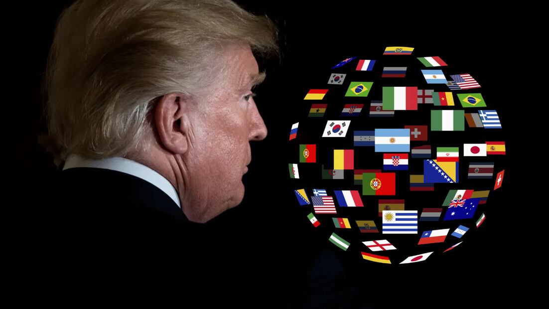 Guerra comercial de Trump. FotoArte El Universal