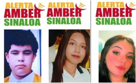 Emiten fichas de búsqueda de tres adolescentes desaparecidos en Culiacán y Mazatlán