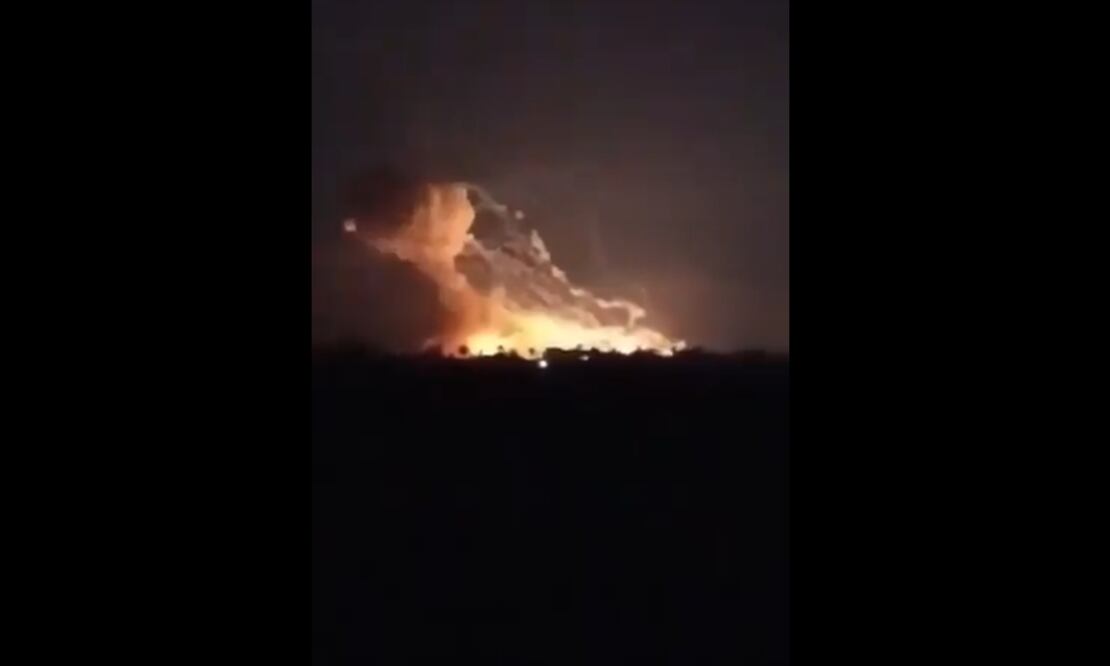 El ataque se produce un día después de que las autoridades iraquíes afirmaran que una persona murió y otras ocho resultaron heridas en una explosión en una base militar de Irak. Foto: Captura video