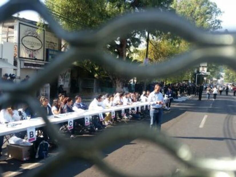 CNTE marcha contra evaluación en Morelia