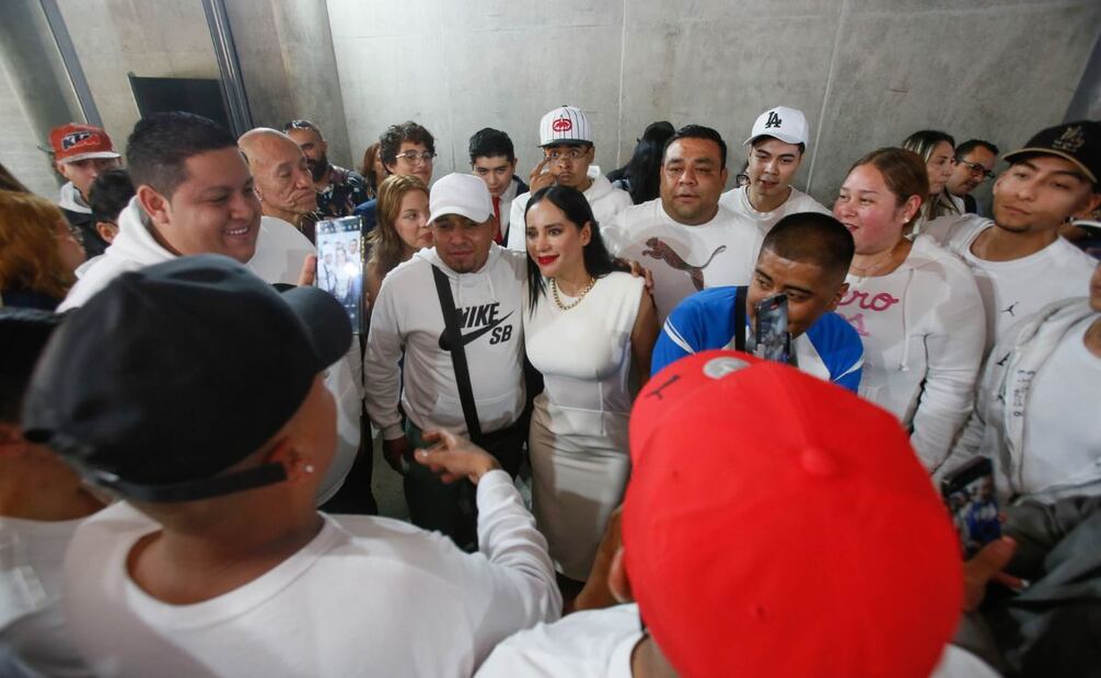 Sandra Cuevas anunció que buscará la Jefatura de Gobierno de la Ciudad de México en 2030. Foto: Darío Luna/EL UNIVERSAL