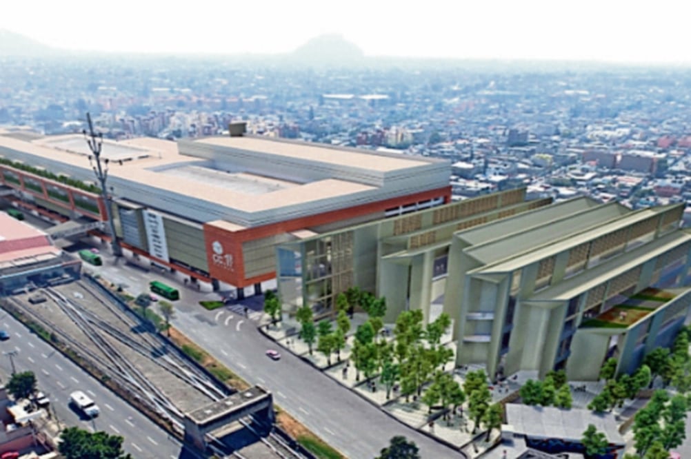 Las obras del nuevo Cetram iniciaron el 25 de enero pasado. A mediados de febrero retiraron a los comerciantes que estaban instalados en el paradero (CORTESÍA)