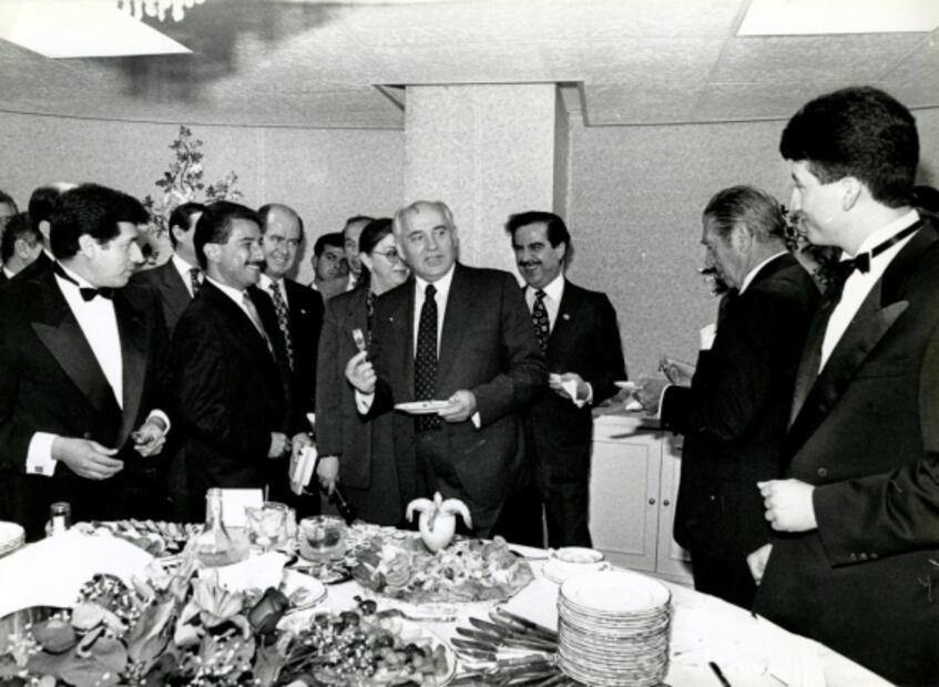 El día que Gorbachov, ex líder de la Unión Soviética, tomó vodka en EL UNIVERSAL