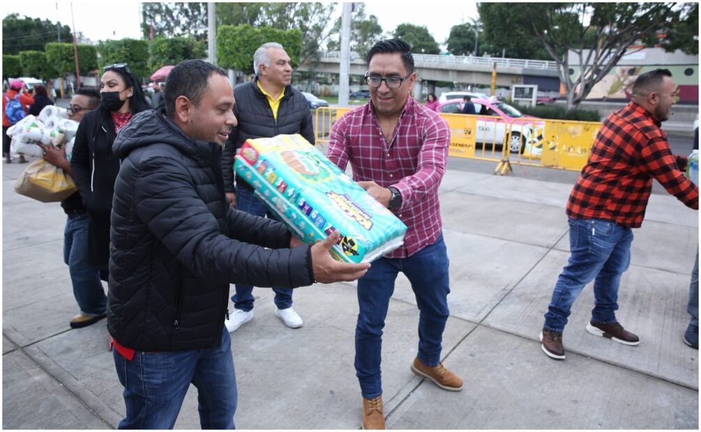 En la alcaldía Venustiano Carranza se instaló un centro de acopio para apoyar a los afectados de Guerrero tras el paso de ‘John’ (07/10/2024). Foto: Especial