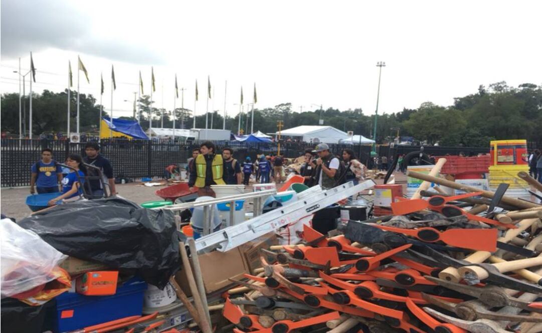 Piden medicamentos y herramienta en centros de acopio