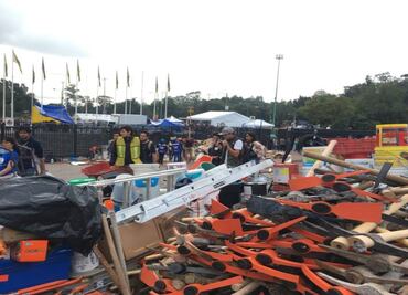 Piden medicamentos y herramienta en centros de acopio