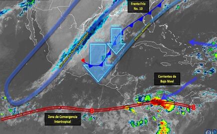 Cae aguanieve en Guanajuato por tormenta invernal y frente frío número 10