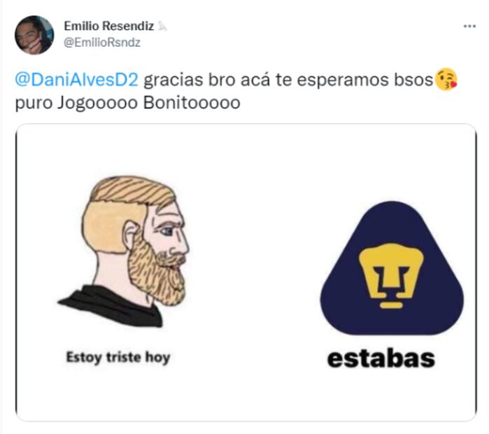 Los mejores memes de la llegada de Dani Alves a los Pumas
