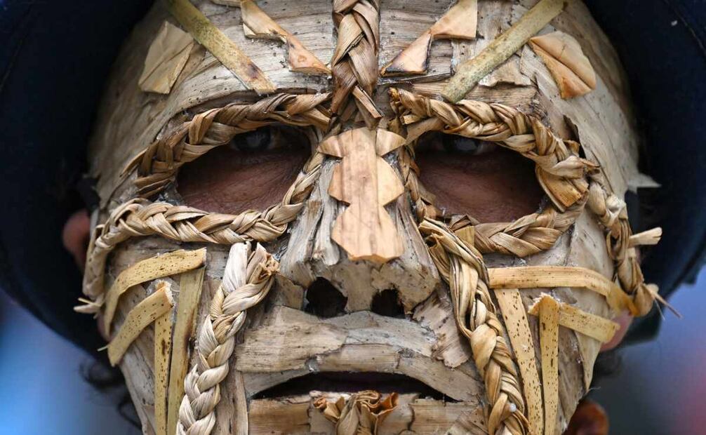 Carnaval de Negros y Blancos en Pasto, Colombia. Foto: AFP