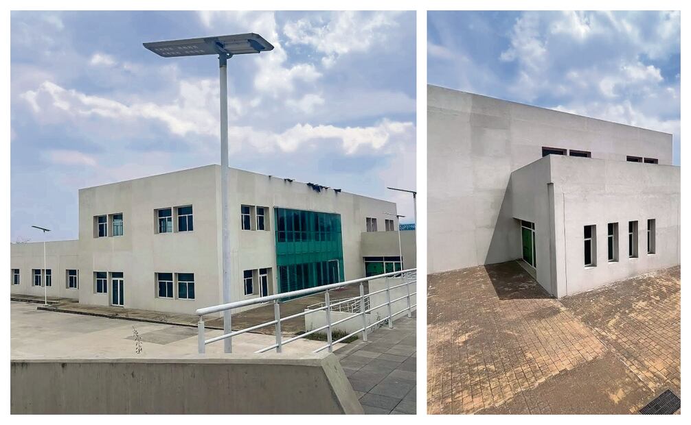 La unidad de Santiago Cuautlalpan, en Tepotzotlán, lleva un avance de 52%. Los pobladores esperan que se concluya su edificación para recibir servicios públicos, pues muchas veces recurren a centros privados o deben desplazarse a otras comunidades. Foto: Arturo Contreras