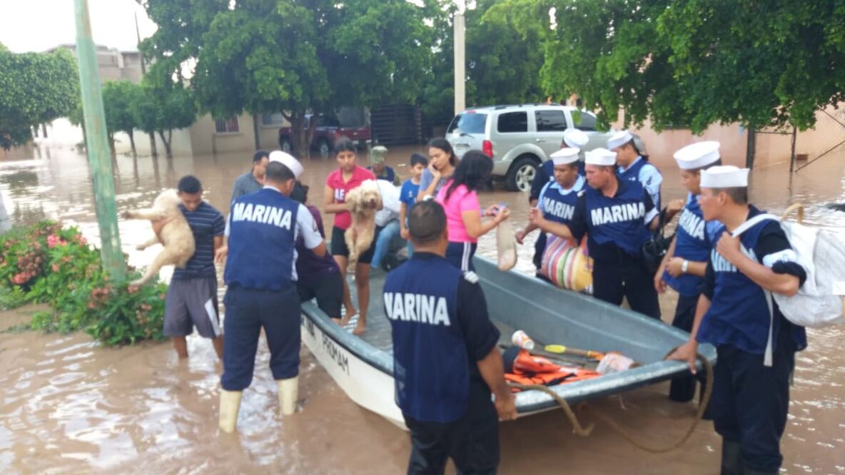 Lluvias provocan emergencia en Sinaloa