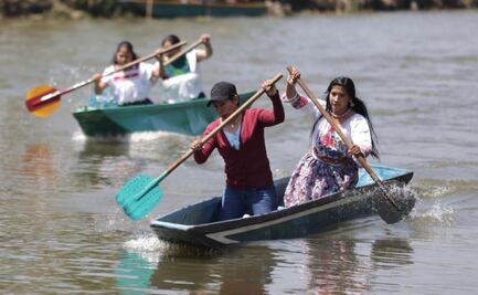 Realizan Regata Nacional de Canotaje en Michoacán con 400 competidores; fue suspendida en 2024 por la sequía