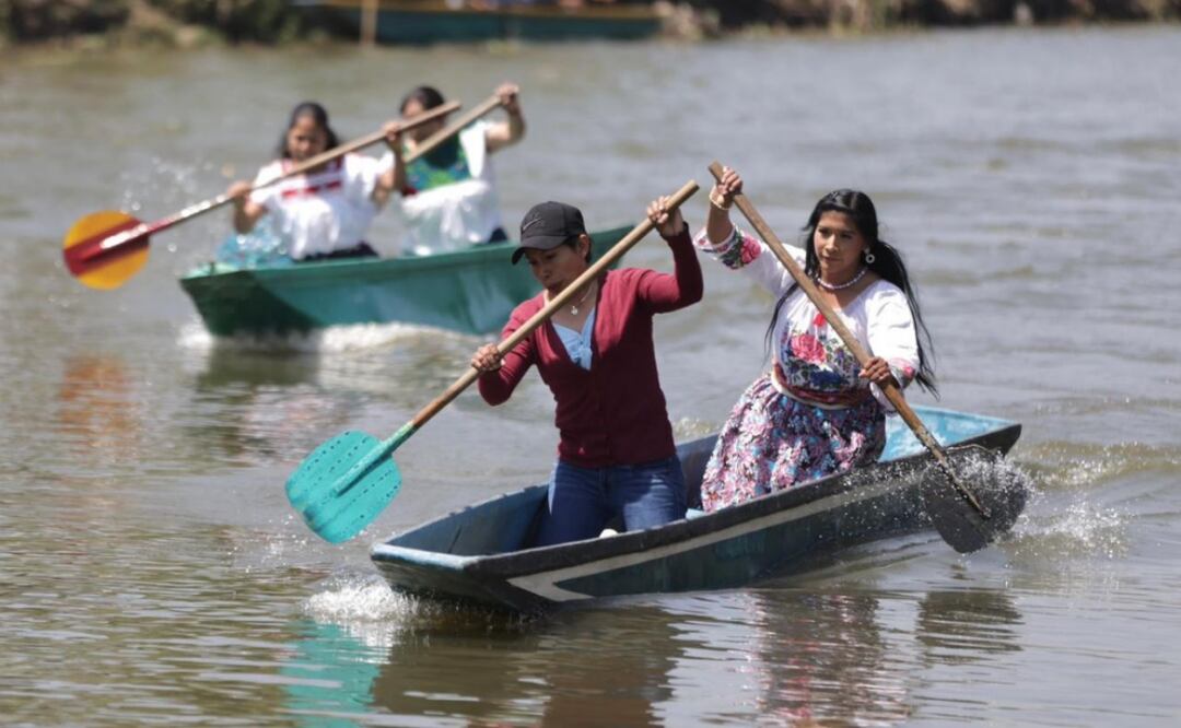 Así se vivió la Regata Nacional de Canotaje en Michoacán con 400 competidores (21/04/2025). Foto: Especial