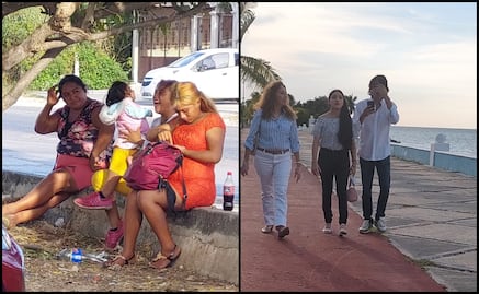 Turistas y lugareños "olvidan" el cubrebocas en Campeche