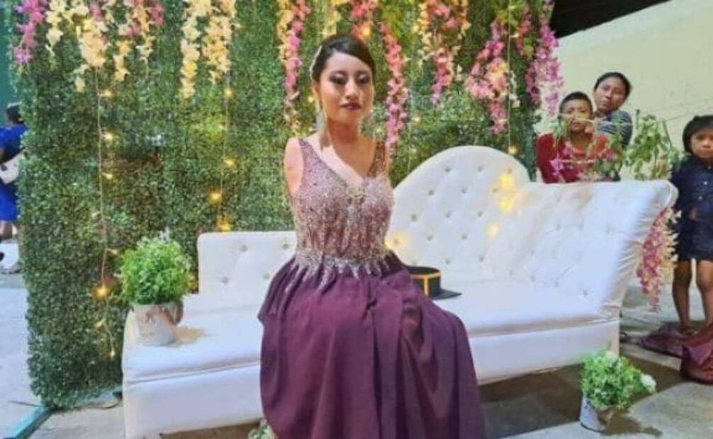 Melisa Canul Canul rechazada en el Centro Universitario de Valladolid, Yucatán. Foto: Especial