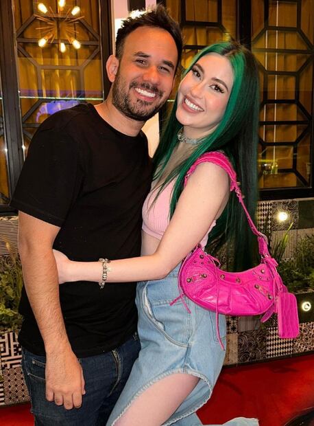 Werevertumorro y Fernanda Blaz. Foto: Captura de pantalla