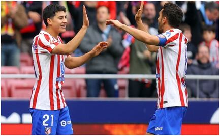 Obed Vargas tuvo su primera titularidad en el triunfo del Atlético de Madrid