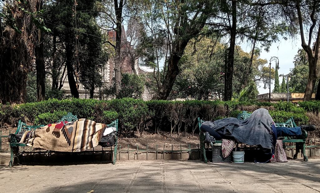De mil 124 personas viviendo en las calles de la Ciudad de México, 1.6% eran migrantes, según el Conteo Anual de Personas en Situación de Calle 2023-2024, realizado por la Sibien. Foto: Gabriel Pano/EL UNIVERSAL