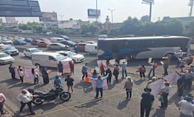 Bloqueo en Periférico Norte; protestan contra obra del Macrolibramiento Mexiquense