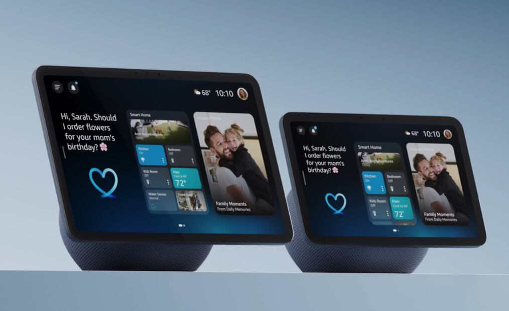 Conoce los nuevos dispositivos Echo optimizados para Alexa+. Imagen: Amazon