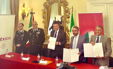 Por centenario de Embajada, México e Italia hacen intercambio de acervo cultural