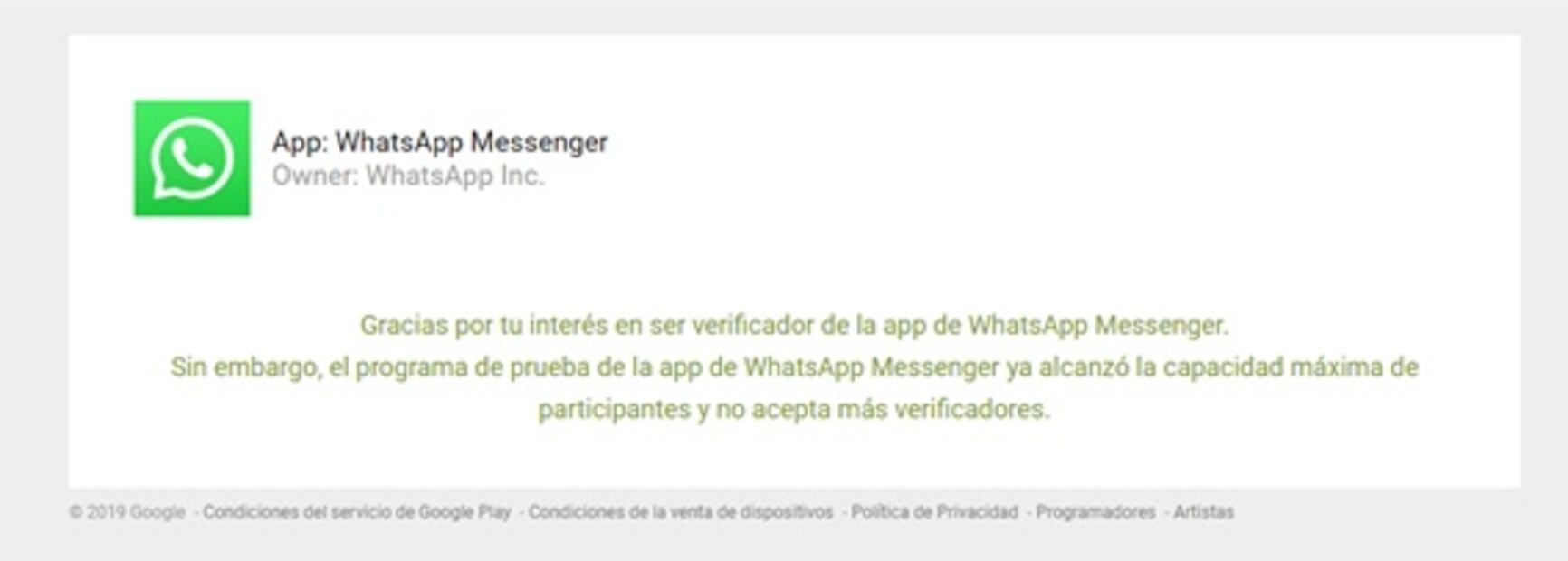Cómo ser usuario de prueba en WhatsApp
