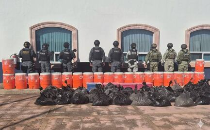 Desmantelan narcolaboratorio en Zacatecas; aseguran más de una tonelada de metanfetamina