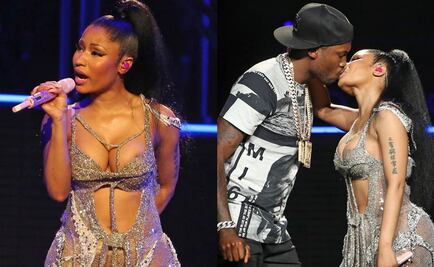 Nicki Minaj muestra su pezón en pleno concierto 