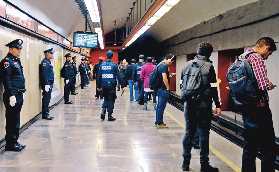 From 2009 to 2018, a total of 306 deaths were reported at different stations in Mexico City’s subway system - Photo: File photo/EL UNIVERSAL