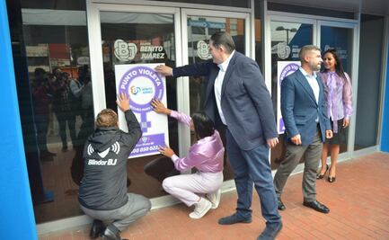 Inicia instalación de 50 “puntos violeta” en edificios públicos de la Benito Juárez