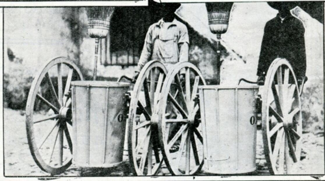 Las manos que seleccionan la basura