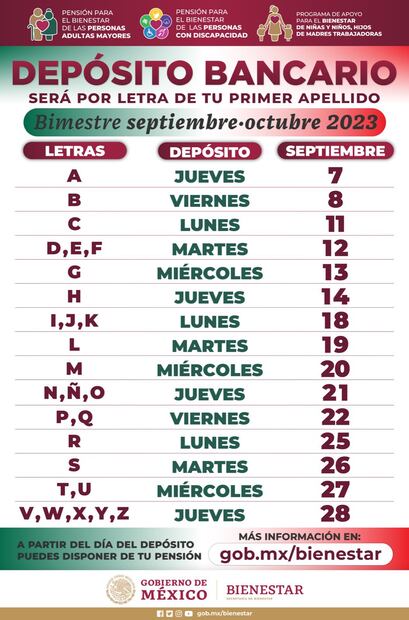 Pensión Bienestar: Ya hay fecha para el pago del bimestre septiembre-octubre