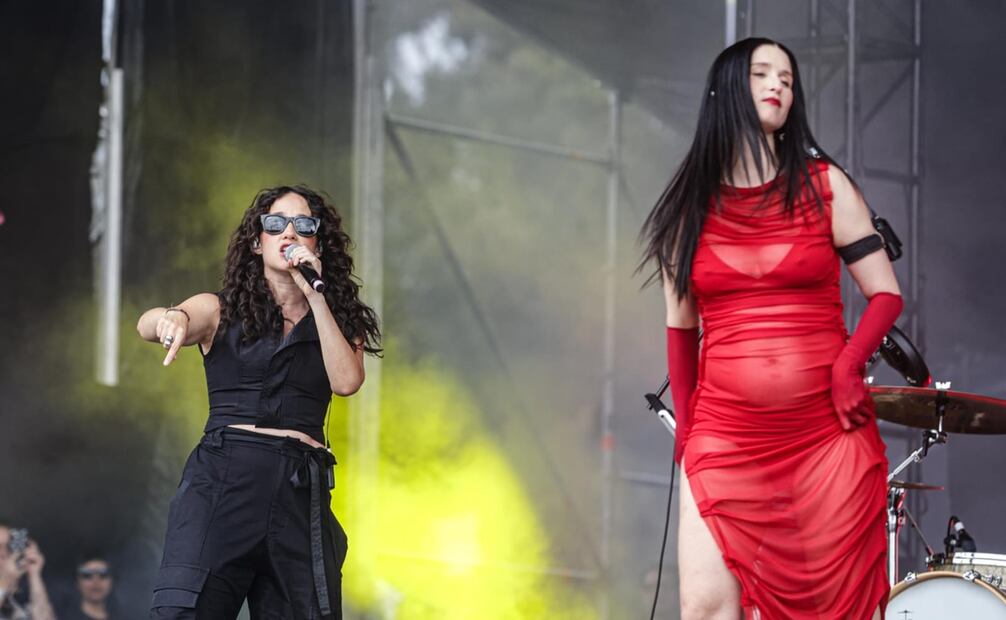 Presentación de la cantante Francisca Valenzuela Y Ximena Sariñana durante la primera edición del Festival Hera en el Autódromo Hermanos Rodríguez. Foto: Gabriel Pano/EL UNIVERSAL.