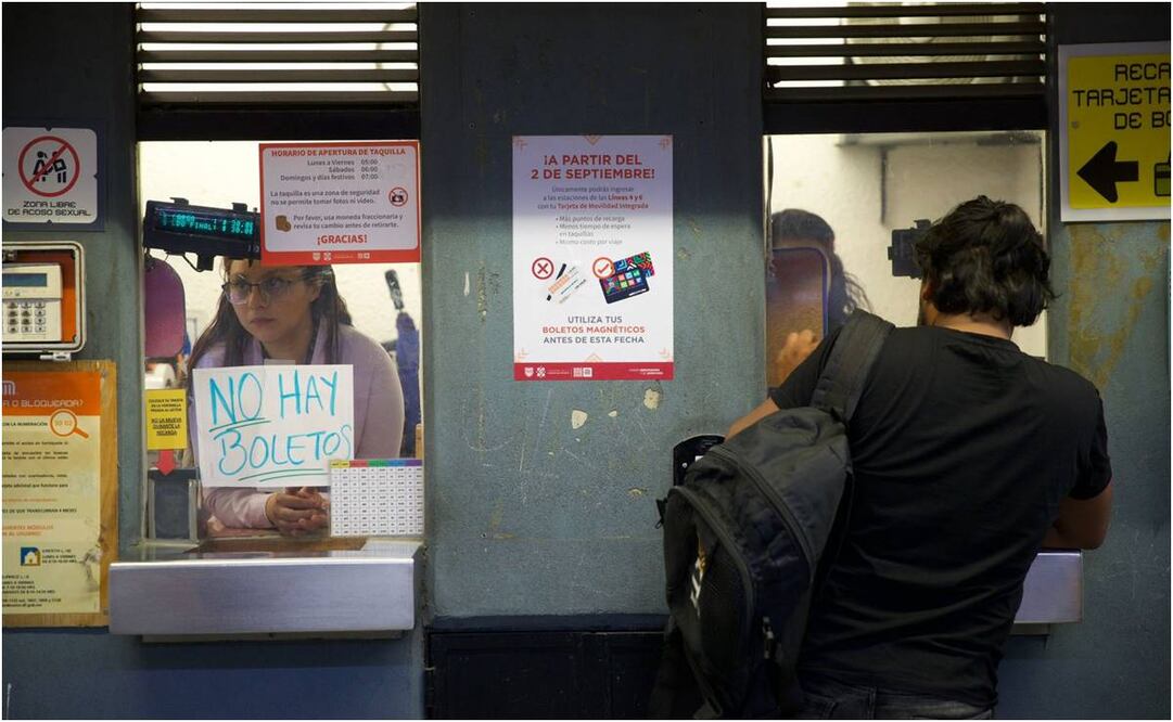 Se extinguen boletos de Metro de la CDMX. Foto: Germán Espinosa/ EL UNIVERSAL