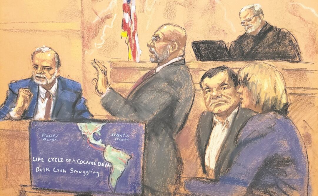 “Se agarró el boom cocainero”, comentó Miguel Ángel Martínez, El Gordo, para explicar el rápido enriquecimiento de Joaquín Guzmán en el juicio que se le sigue a éste en una corte de Nueva York. Foto: ARCHIVO EL UNIVERSAL