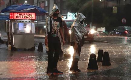 Registran lluvia en nueve alcaldías de la CDMX