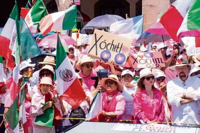 INE desmiente señalamientos de financiamiento de la Marea Rosa