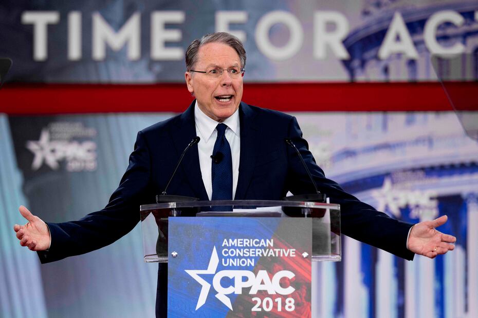 Wayne LaPierre, vicepresidente de la Asociación Nacional del Rifle (NRA).Foto: AFP