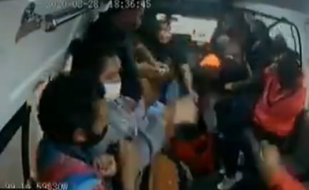 Ladrones balean sin motivo a pasajero de combi durante asalto en Naucalpan