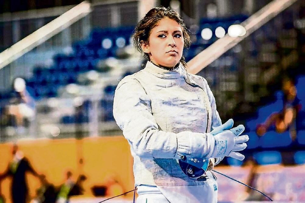 La esgrimista queretana asegura que merece ir a Barranquilla. Foto: ARCHIVO. EL UNIVERSAL