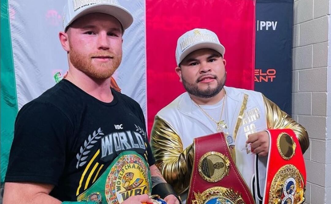 Canelo Álvarez y Zamir Lozano - FOTO: Instagram @zamir.lozano
