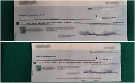 Aseguran en Aduana de Toluca cheques por más de 3 mdp sin declarar